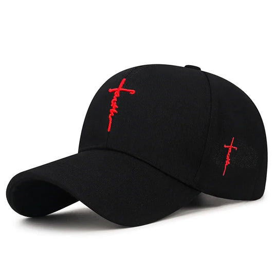 Fashion Faith Embroidery Baseball Cap Men Women Spring Summer Sun Hats Cotton Snapback Hat Unises Hip Hop Trucker Caps Gorras